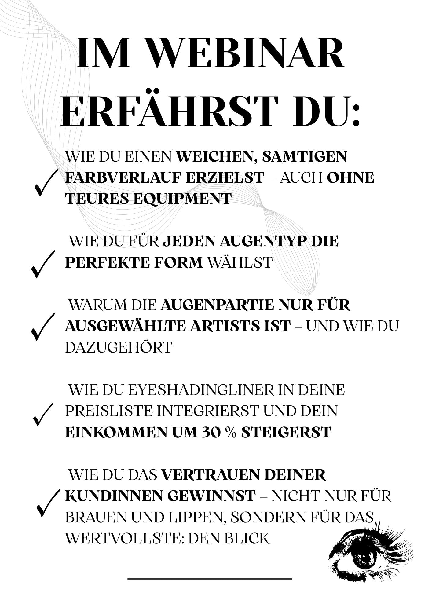 die Aufzeichnung des Webinars "Wie du als PMU Artist deinen Umsatz um 30% steigerst"